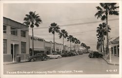 Texas Boulevard Looking North Postcard