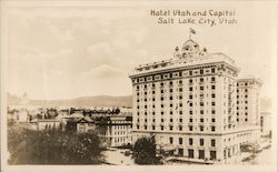 Hotel Utah and Capitol Postcard