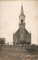 Catholic Church Elroy, WI Postcard Postcard Postcard
