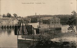 Power House & Dam, Kilbourn Postcard