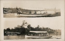 Greetings From Birchwood Wis. At Crocodile Point Lake Chetac Postcard