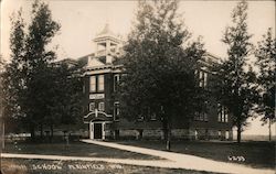 High School Plainfield, WI Postcard Postcard Postcard