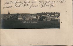 View of town Random Lake, WI Postcard Postcard Postcard