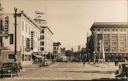 Capitol Avenue and Business District Postcard