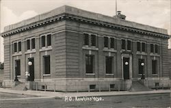 Post Office Rawlins, WY Postcard Postcard Postcard