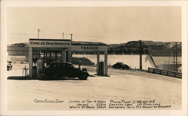 Grand Coulee Dam Texaco Washington