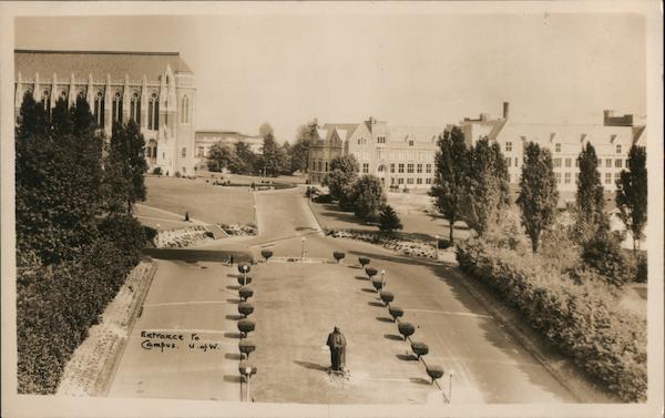 Entrance to Campus, University of Washington Seattle