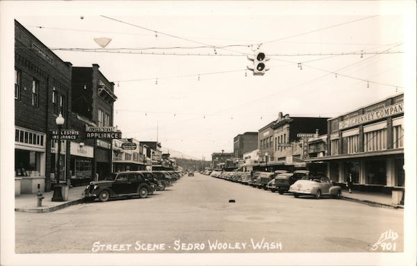 Street Scene Sedro-Woolley Washington