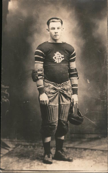 Football Player in Jersey