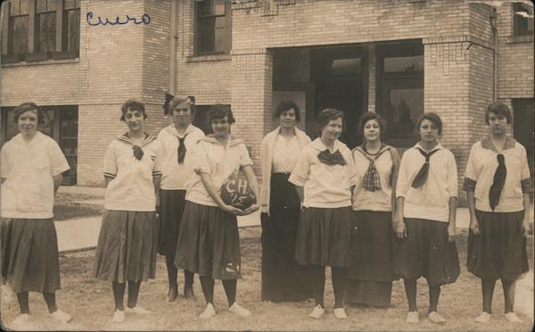 CHS Girl's Basketball Team 1915 Cuero Texas