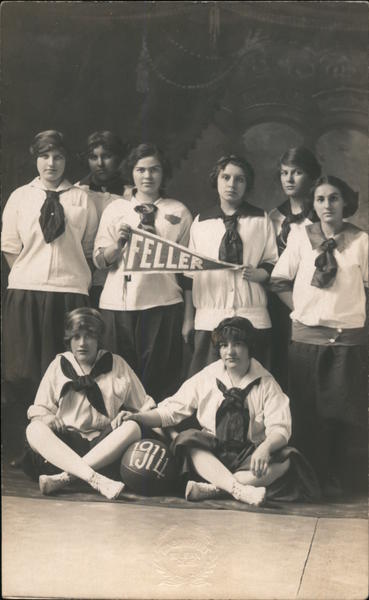 Feller College Girl's Basketball Team 1914 Grande Ligne QC Canada