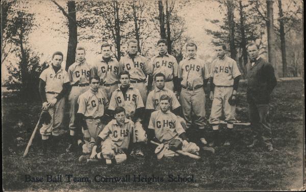 Cornwall Heights School Baseball Team New York