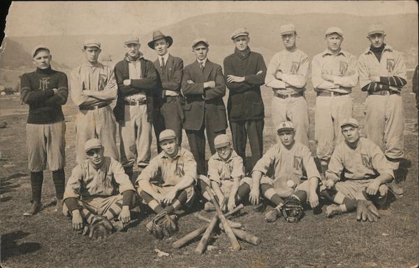 Fairmount Baseball Team Shamokin Pennsylvania