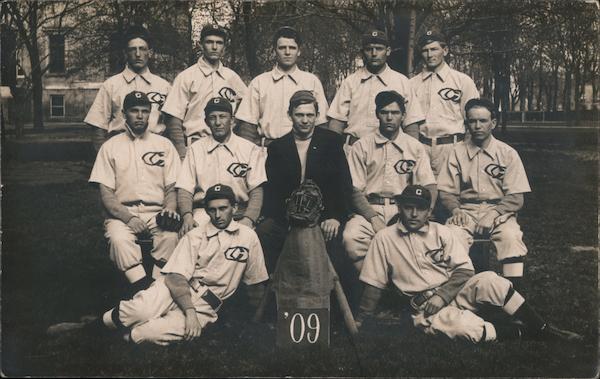 Concordia College Baseball Team 1909 Springfield Illinois