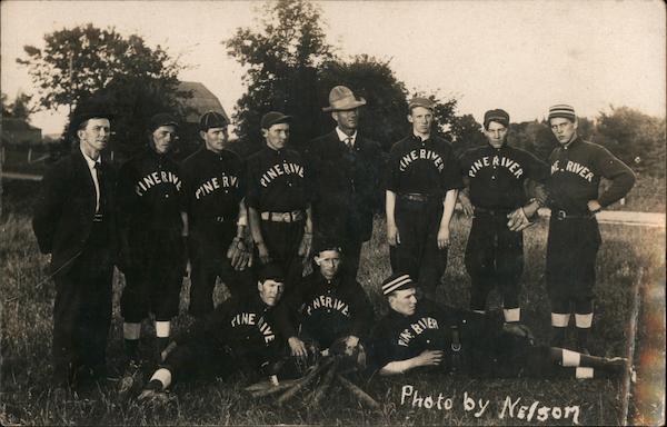 Pine River Baseball Team Minnesota Nelson