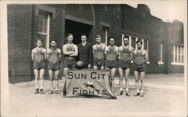 Sun City High School Basketball Team 1937-38 Kansas
