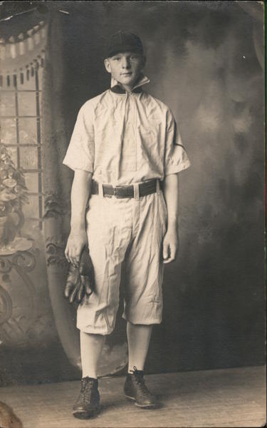 Male Baseball Player, Studio Portrait