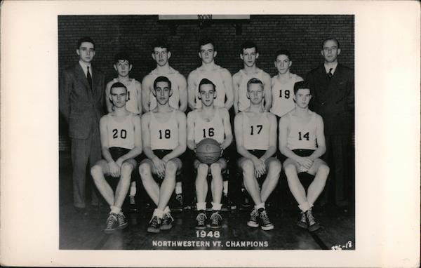 Northwestern Vermont Basketball Champions 1948