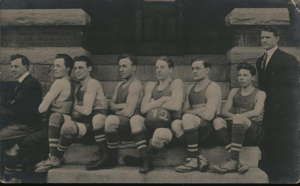 Basketball Players in 1912 in New York or New Jersey New York City