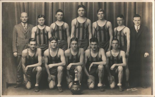 Concordia College Basketball Team 1929-30 Milwaukee Wisconsin