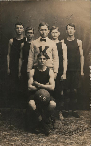 NBHS 1912 Basketball Team North Bend Oregon