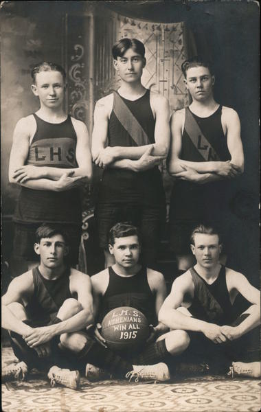 La Crosse High School Athenians Basketball Team Kansas