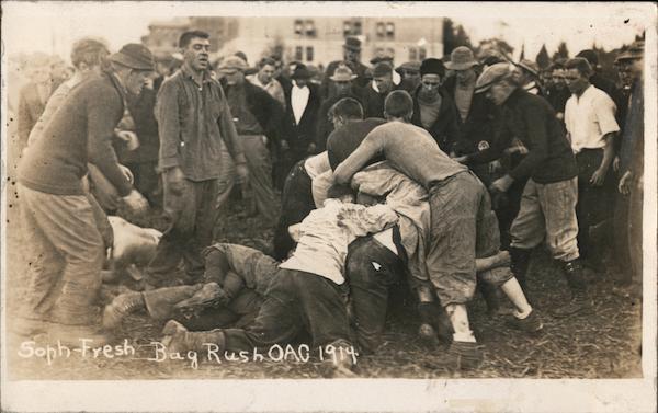 OAC Soph-Fresh Bag Rush, 1914 Corvallis Oregon Football