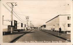 Barracks Row Naval Receiving Station Postcard