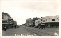 Street Scene Postcard