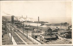 Waterfront Scene Everett, WA Fagstad Photo Postcard Postcard Postcard