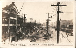 Railroad Avenue Postcard