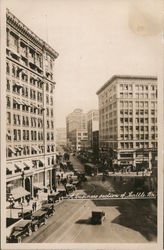 A Business Section of Seattle Postcard