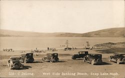 West Side Bathing Beach Soap Lake, WA Postcard Postcard Postcard