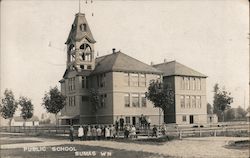 Public School Postcard