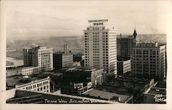 Tacoma Washington from Winthrop Hotel Postcard