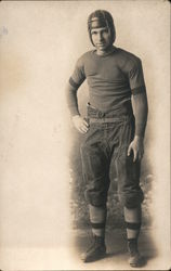 1920's Football Player Postcard