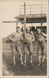 Lassen High School Football Players Postcard