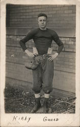 Kirby Football Player Postcard