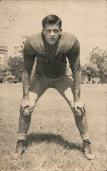 Football Player in #54 Jersey Jack Scott Postcard
