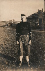 Fritz Shiverick Fullback  All American 1916 Cornell University Postcard