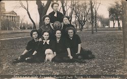 Spencer High School Girls Basketball Team 1909 Iowa Postcard Postcard Postcard