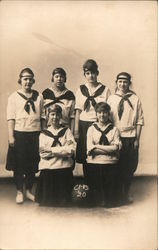 Women's basketball team with CHS '20 on ball Postcard