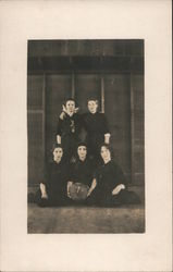 Girls 7th Grade Basketball Team Postcard