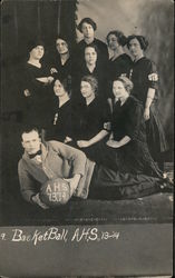 Amorita High School Women's Basketball Team 1913-1914 Postcard