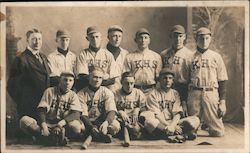 Kents Hill School Baseball Team Postcard
