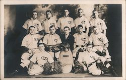 Concordia College Baseball Team 1910 Postcard