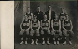 NSU Basketball Team Postcard