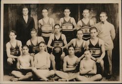 Winooski High School Basketball team Postcard