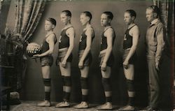 Pioneers Basketball Team 1926 Postcard