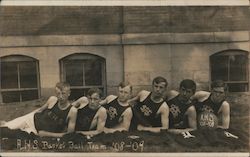 Abingdon High School Basketball Team Postcard